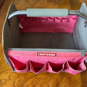 Craftsman pink tool tote